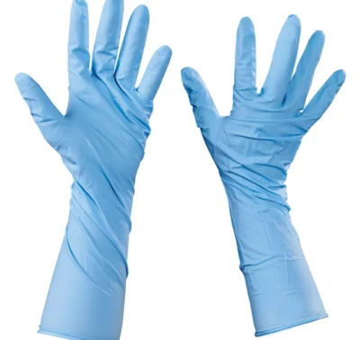 Nitrile Gloves with Extended Cuffs - Medium 50/Case